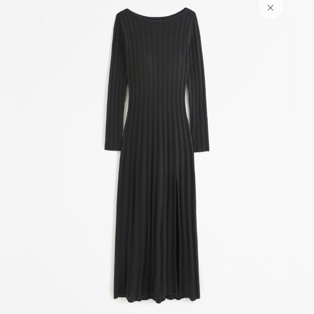 NEW Abercrombie long sleeve slash maxi dress - XL tall